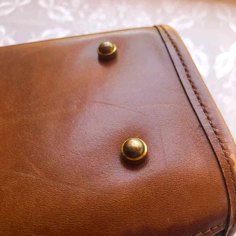 Jack George’s Vintage Briefcase Black Leather Satchel Messenger Business Bag